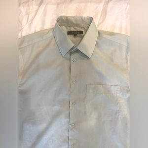 Polifroni Milano Classic Dress Shirt in pale mint green